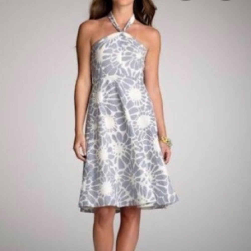 J Crew Aubrey Halter Dress